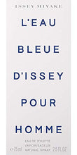 
                        
                          画像をギャラリービューアに読み込む, L'eau Bleue D'issey Pour Homme By Issey Miyake For Men. Eau De Toilette Spray 2.5 Ounces
                        
                      