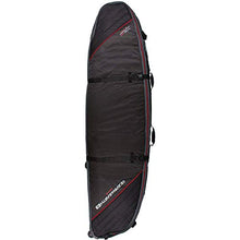 
                        
                          Load image into Gallery viewer, Ocean &amp; Earth - Triple Wheel ShortBoard/Fish Cover 6'0" - Black/Red/Grey
                        
                      