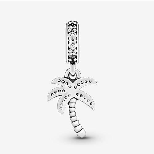 Pandora Jewelry Sparkling Palm Tree Dangle Cubic Zirconia Charm in Sterling Silver - JOY2ESpree