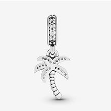 
                        
                          Load image into Gallery viewer, Pandora Jewelry Sparkling Palm Tree Dangle Cubic Zirconia Charm in Sterling Silver - JOY2ESpree
                        
                      