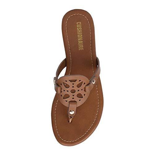 Cushionaire Women's Cameron Flat Sandal with +Comfort - JOY2ESpree