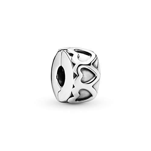 Pandora Jewelry Row of Hearts Sterling Silver Charm - JOY2ESpree