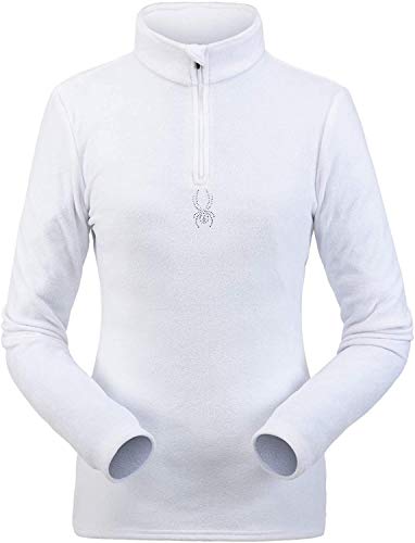 Spyder Womens Shimmer Bug Zip T-Neck