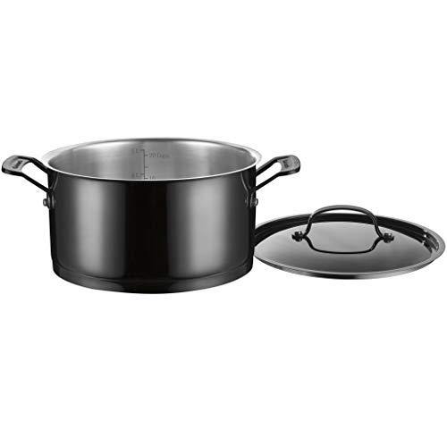 CUISINART MSS-8 Mica Shine Stainless Cookware Set, 8 Piece, Black - JOY2ESpree