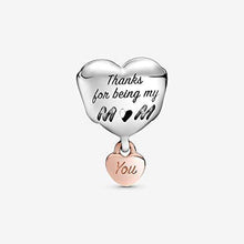 
                        
                          Load image into Gallery viewer, Pandora "Love You Mum" Heart Charm, 1.68 cm, Multi-Colour - JOY2ESpree
                        
                      