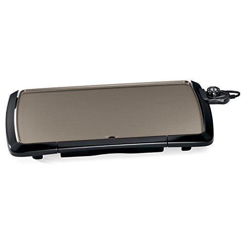 Presto 07055 Cool-Touch Electric Ceramic Griddle, 20", Black - JOY2ESpree