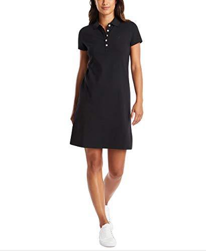 Nautica Women's Easy Classic Short Sleeve Stretch Cotton Polo Dress - JOY2ESpree