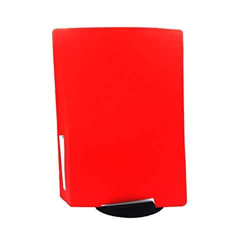 PS5 Silicone Skin Cover, Dustproof Anti-Scratch Anti-Fall Protector Case for Sony Playstation 5 Ultra HD/Digital Edition Console (Ultra HD, Red 2) - JOY2ESpree