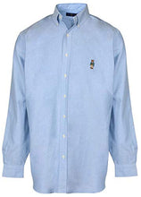 
                        
                          Load image into Gallery viewer, Ralph Lauren Polo Mens Big and Tall Classic Fit Bear Oxford Shirt (2XLT, Blue/White)
                        
                      