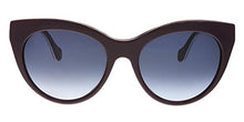 
                        
                          Load image into Gallery viewer, Sunglasses Balenciaga BA 0051 69W shiny bordeaux / gradient blue
                        
                      