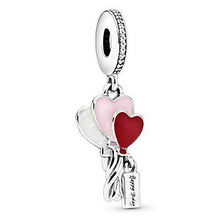 
                        
                          Load image into Gallery viewer, Pandora Jewelry Happy Bday Balloon Dangle Cubic Zirconia Charm in Sterling Silver - JOY2ESpree
                        
                      