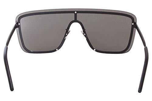 Saint Laurent SL 364 MASK BLACK/SILVER 99/1/140 unisex Sunglasses