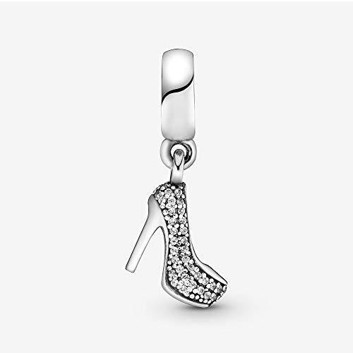 Pandora Jewelry Pave Stiletto Shoe Dangle Cubic Zirconia Charm in Sterling Silver - JOY2ESpree