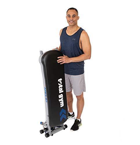 Total Gym APEX Versatile Indoor Home Workout Total Body Strength Training Fitness Equipment with up to 10 Levels of Resistance and Attachments - JOY2ESpree