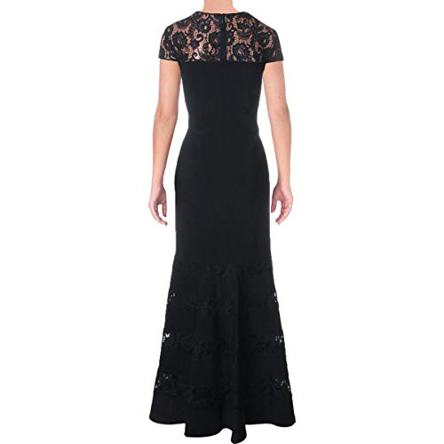 Ralph Lauren Lace-Panel Gown