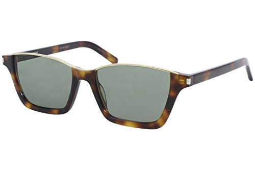 Saint Laurent SL365 001 Havana Dylan Rectangle Sunglasses Lens Category 2 Size