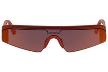 
                        
                          गैलरी व्यूवर में इमेज लोड करें, Balenciaga BB0003S Sunglasses 004 Red/Red Mirror(Double) Lens 99mm
                        
                      