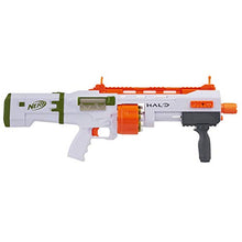 
                        
                          Load image into Gallery viewer, NERF Halo Bulldog SG Dart Blaster -- Pump-Action, Rotating 10-Dart Drum, Tactical Rails, 10 Official Elite Darts, Skin Unlock Code
                        
                      