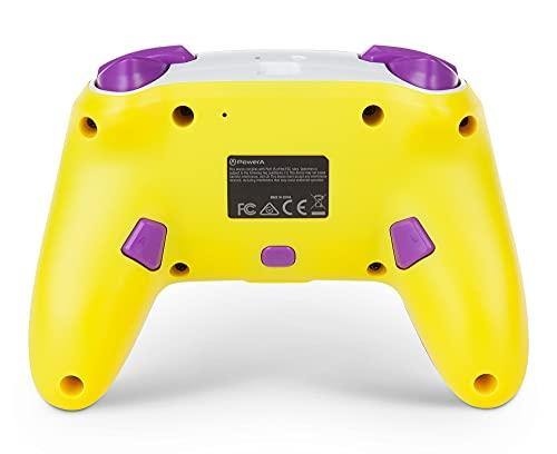 PowerA Enhanced Wireless Controller for Nintendo Switch - Waluigi, Nintendo Switch Lite, Gamepad, game controller, Bluetooth controller, rechargeable - JOY2ESpree