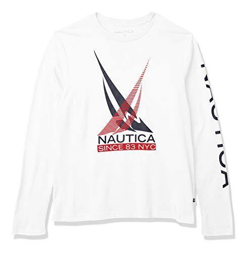 Nautica Men's Logo Graphic Long Sleeve T-Shirt - JOY2ESpree