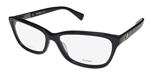 Max Mara 1205 Womens Designer Crystals Spring Hinges Premium Segment Authentic Eyeglasses/Eyewear