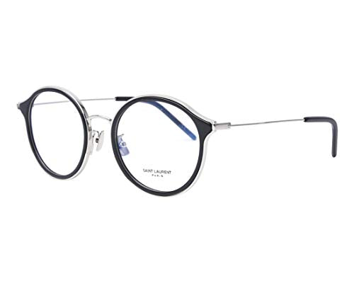 Saint Laurent SL 234/F Eyeglasses 002 Black / Silver 52 mm
