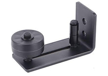 
                        
                          Load image into Gallery viewer, Gamdee Sliding Barn Door Floor Guide, Black Flat Barn Door Guide for Bottom Adjustable Roller
                        
                      