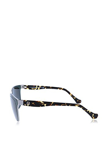 Balenciaga BA0084 95B Clear Teal and Tortoise Wayfarer Sunglasses