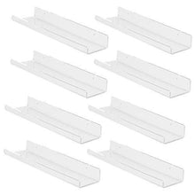 
                        
                          Cargar imagen en el visor de la galería, Ilyapa Acrylic Vinyl Record Shelf Wall Mount, 8 Pack - Clear Record Album Holder Display Your LP - JOY2ESpree
                        
                      