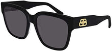 
                        
                          Muat gambar ke penampil Galeri, Balenciaga BB0056S BLACK/GREY 55/18/140 women Sunglasses
                        
                      