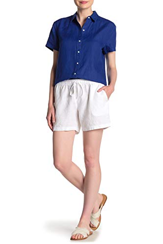 Tommy Bahama Linen Drawstring Shorts, White