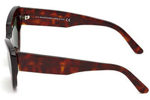 
                        
                          Load image into Gallery viewer, Sunglasses Balenciaga BA 0129 54N Red Havana/Green
                        
                      