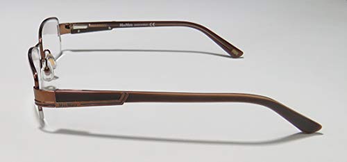 Max Mara 1085 Womens/Ladies Designer Half-rim Spring Hinges Brand Exclusive Collectible Eyeglasses/Eyewear