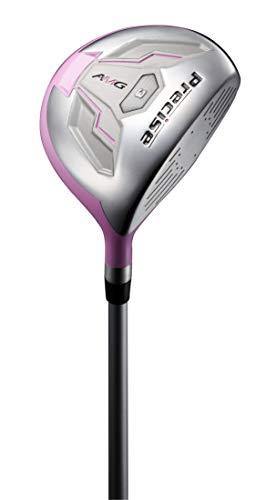 Precise AMG Ladies Womens Complete Golf Clubs Set Includes Driver, Fairway, Hybrid, 6-PW Irons, Putter, Stand Bag, 3 H/C's - Choose Color and Size! - JOY2ESpree