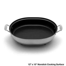 
                        
                          Muat gambar ke penampil Galeri, Cuisinart CSK-150 1500-Watt Nonstick Oval Electric Skillet,Brushed Stainless - JOY2ESpree
                        
                      