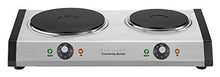 
                        
                          Cargar imagen en el visor de la galería, Cuisinart Cast-Iron Double Burner, 11.5"(L) x 19.5"(W) x 2.5"(H), Silver - JOY2ESpree
                        
                      