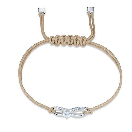 SWAROVSKI Women's Infinity Bracelet Collection, Rose Gold Tone & Rhodium Finish - JOY2ESpree