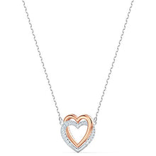 
                        
                          Load image into Gallery viewer, SWAROVSKI Women's Infinity Heart Jewelry Collection, Rose Gold Tone &amp; Rhodium Finish, Clear Crystals - JOY2ESpree
                        
                      
