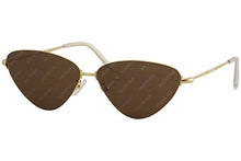 
                        
                          Cargar imagen en el visor de la galería, Balenciaga BB0015S Sunglasses 005 Gold/Brown Mirror Lens 61 mm
                        
                      