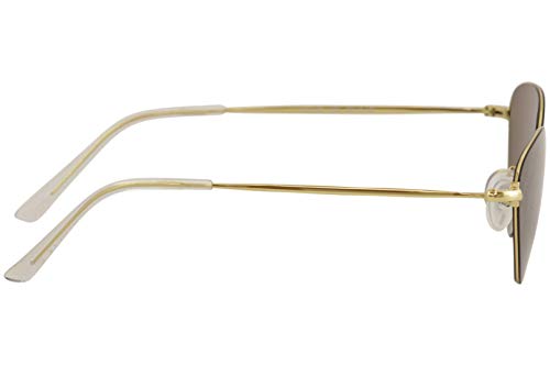 Balenciaga BB0015S Sunglasses 005 Gold/Brown Mirror Lens 61 mm