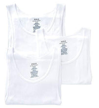 
                        
                          將圖片載入圖庫檢視器 Polo Ralph Lauren Classic Fit Ribbed Tank with Moisture Wicking 100% Cotton - 3 Pack
                        
                      