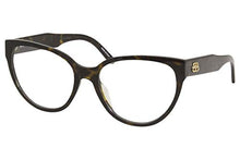 
                        
                          Load image into Gallery viewer, Balenciaga BB0064O 002 Eyeglasses Women's Havana Full Rim Optical Frame 54mm
                        
                      