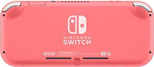 Newest Nintendo Switch Lite - Coral Game Console, 5.5” LCD Touch 1280x720 Screen, Built-in +Control Pad, WiFi, Bluetooth with GalliumPi 10-in-1 Bundle - JOY2ESpree