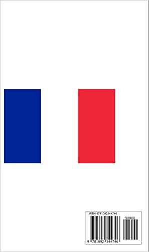 France: Country Flag A5 Notebook (6 x 9 in) to write in with 120 pages White Paper Journal / Planner / Notepad