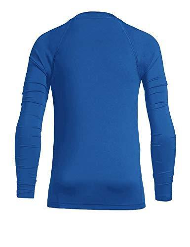 BALEAF Youth Boys'/Girls' Thermal Compression Sports Shirts Long Sleeve Fleece Base Layer Crew Neck