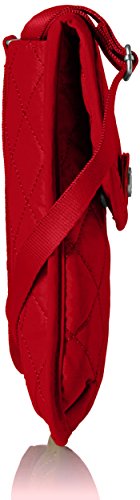 Baggallini Women's RFID Passport Crossbody, red/Navy, One Size