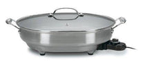 
                        
                          Muat gambar ke penampil Galeri, Cuisinart CSK-150 1500-Watt Nonstick Oval Electric Skillet,Brushed Stainless - JOY2ESpree
                        
                      