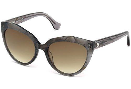 Sunglasses Balenciaga BA 48 BA0048 20P grey/other / gradient green
