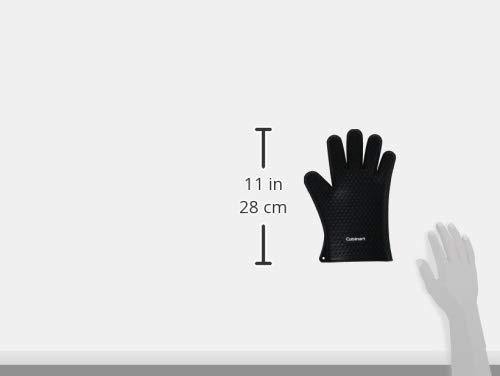 Cuisinart CGM-520 Heat Resistant Silicone Gloves, Black (2-Pack) - JOY2ESpree