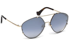 
                        
                          Muat gambar ke penampil Galeri, Balenciaga BA0085 Pale Gold Metal/Dark Havana Temple Tip/Gradient Smoke Flash Lens One Size
                        
                      